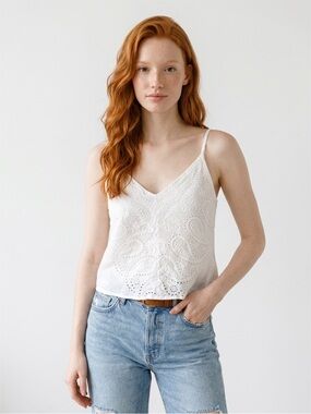 White Lacy Camisole